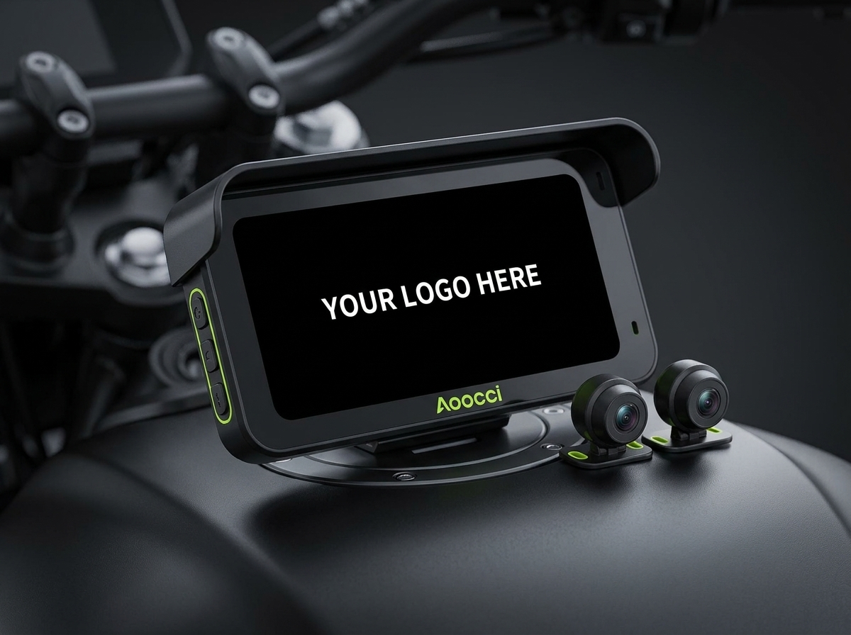 Boot screen showing a custom brand logo